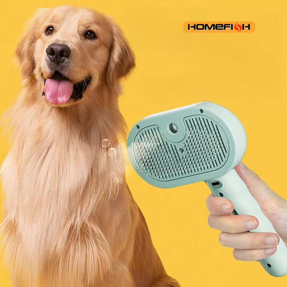 SteamBrush™ - Spazzola a Vapore per Cani e Gatti