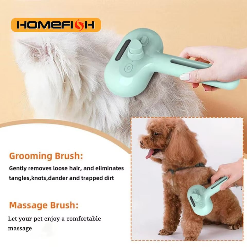 SteamBrush™ - Spazzola a Vapore per Cani e Gatti